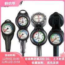 Italian CRESSI PRESSURE PD2 Erlianz Table CPD3 triple water lung deep diving residual pressure pressure gauge