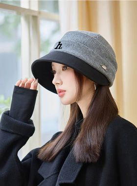 哈吉斯船长女秋冬保暖渔夫帽