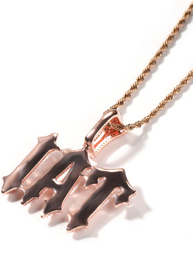 订制组合毛刺字母个性说唱配饰