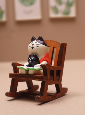 合成树脂桌面摆件猫咪小摆件