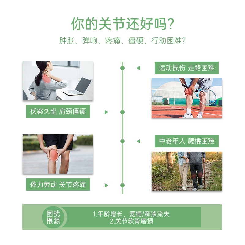信心康乐美国进口软骨素加钙葡萄糖 confidence海外氨基葡萄糖