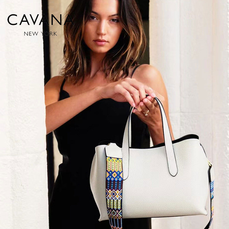 cavana牛皮boston satchel波士顿包 凯特周女士包袋