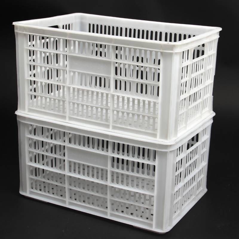塑料框蔬菜水果筐长方形周转筐镂空加厚商用特大号快递分货匡箱,淘宝优惠券,粉丝福利购,淘宝优惠卷