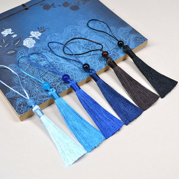 7cm bookmark tassel tassel diy handmade material beads candy gift box u disk hanging tassel purse sachet fan pendant