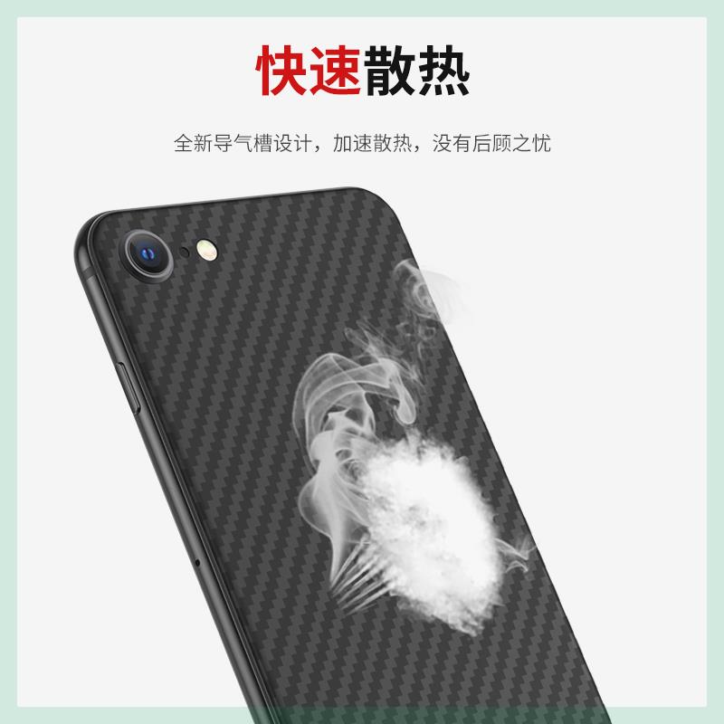 适用苹果6后膜iphone6贴纸6splus背膜6plus全包6s磨砂6p六手机6sp背贴碳纤维后盖全身全包边后背透明厚mo改色