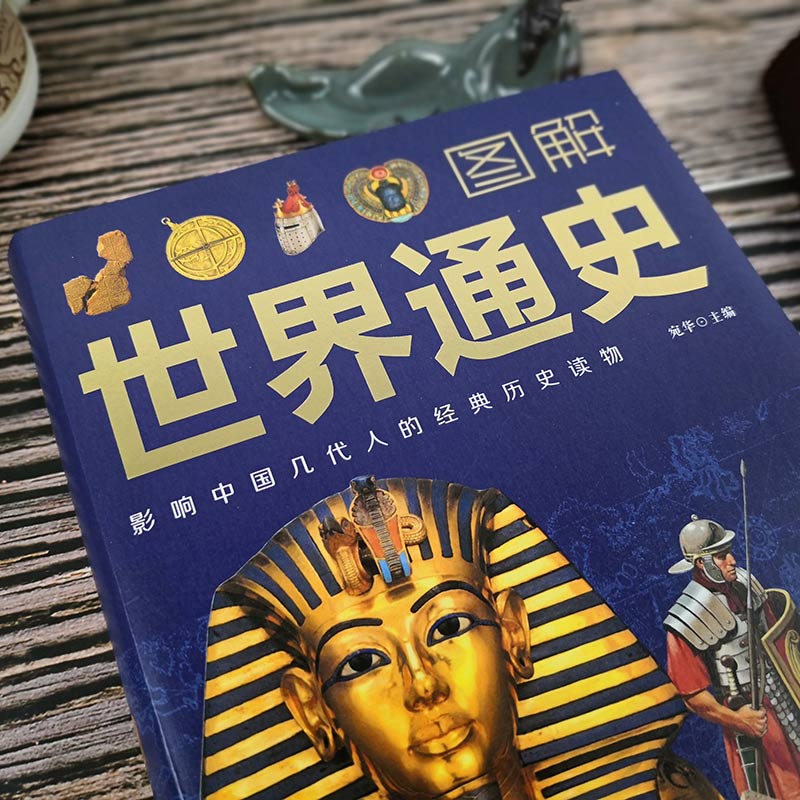 正版速发图解世界通史世界上下五千年学生版白话文初中小学生青少年历史类书籍世界通史古代史世界史书书籍-图0