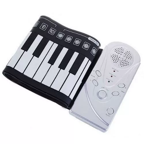 Piano, handheld folding silicone synthesizer, 49 keys