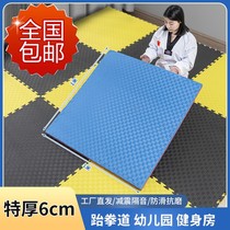 Taekwondo Museum Ground Mat Shock Absorbing Sports Large Area Splicing Street Dance Martial Arts Fitness Room Professional Soundproofing Dance Mat