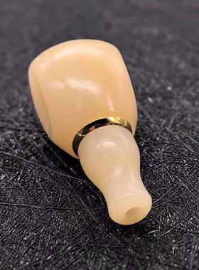 驼骨镶嵌分体三通隔珠配件