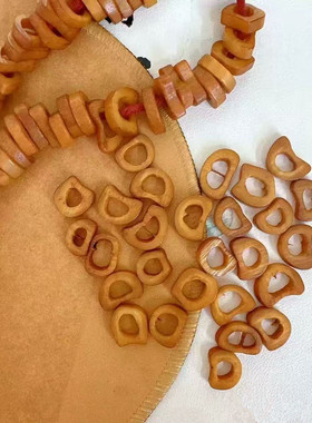 藏式驼骨随形跑环佛珠手串配件