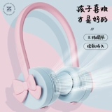 Zoyzoii Детская бесцветная висящая вентилятор шее USB Can Bangaing Portable Student Head в девочке мужчина