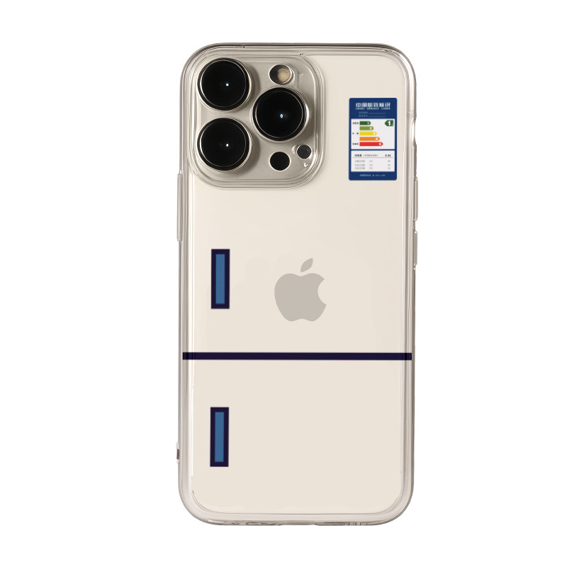 趣味冰箱适用iphone15promax手机壳苹果13保护套华为mate60pro新款vivox100小米14防摔oppo红米k70软荣耀100