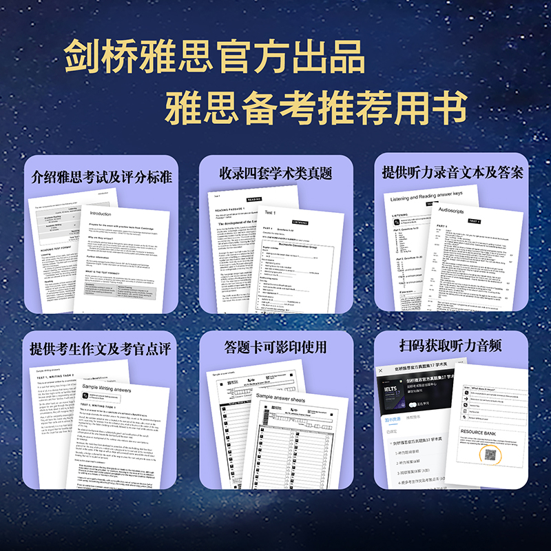 剑17现货【新东方旗舰店】IELTS剑桥雅思官方真题集17学术类剑17雅思A类全解剑雅17备考试全真试题出国英国留学考试书籍-图2