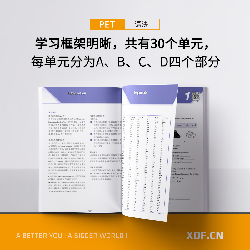 【新东方官方旗舰店】剑桥PET语法精讲精练通用五级 pet官方备考资料英语入门证书考试语法词汇官方模考书籍英语对应朗思A2-图1