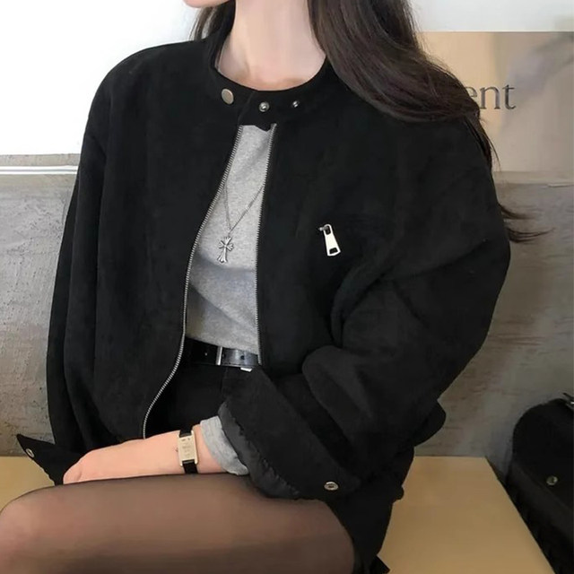 Loose and versatile short motorcycle jacket