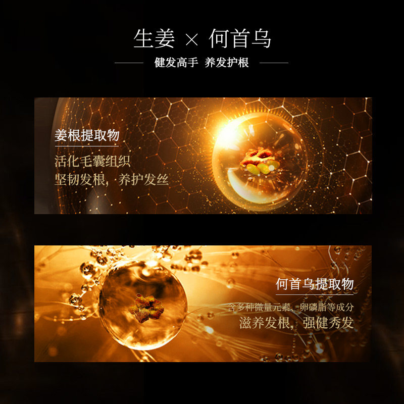 上海家化六神生姜750ml*2洗发露 上海家化洗发水