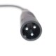 ຫົວເຂົ້າສາລີ Universal Emma Tianneng Xingheng lithium battery XLR charging port holder conversion line male and female plug tram