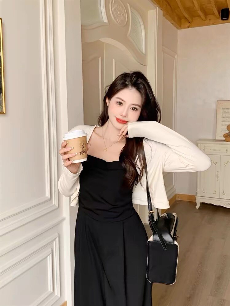 大码女装赫本风高级感套装春季收腰显瘦连体裤胖MM外搭披肩两件套,淘宝优惠券,粉丝福利购,淘宝优惠卷