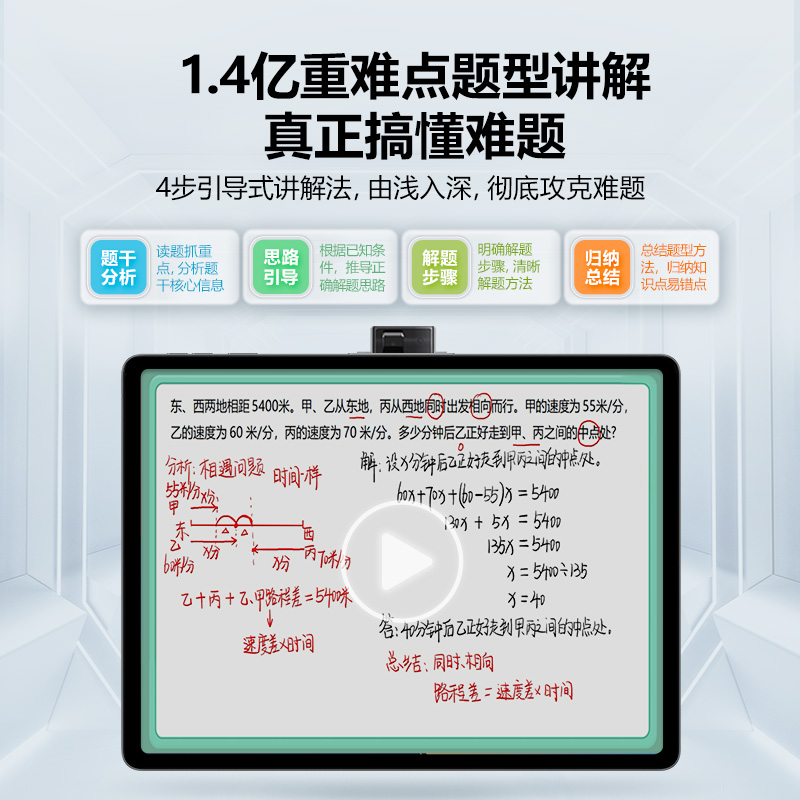 步步高学习机S7一年级到高中点读机护眼平板ai大屏儿童学生平板官方旗舰官网平板电脑课本同步学习智能早教机