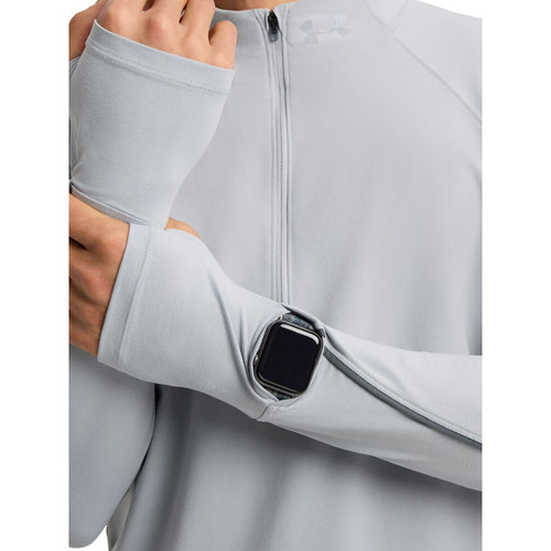 安德玛秋季新款Qualifier男1/2拉链速干跑步运动长袖T恤1365662AD - 图2