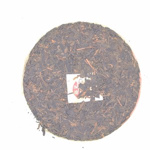 2014年邹记紫标经典熟茶汤色红浓陈香浓郁357克包邮云南七子饼茶