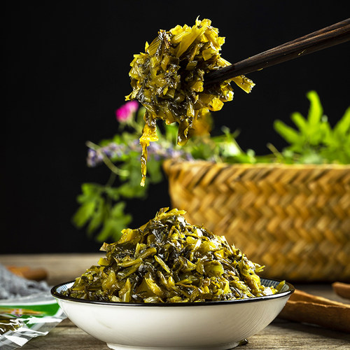 备得福宁波雪菜400g袋装早餐开胃菜腌咸菜下饭菜香脆新鲜即食酸菜 - 图2