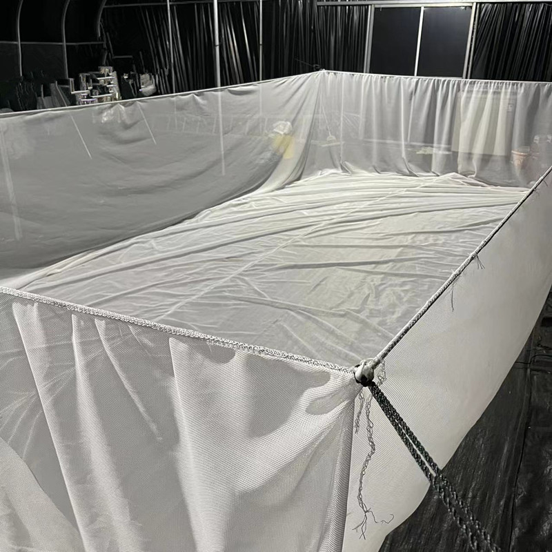 定制尼龙网渔网网片拉网养殖网箱抬网捕鱼网沉网垂钓养鱼箱存鱼网 - 图0
