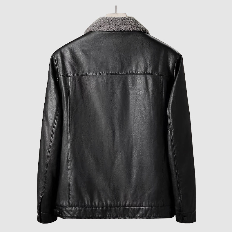 品牌撒柜男装新款男士秋冬季翻领毛绒内里保暖休闲夹克外套皮茄克,淘宝优惠券,粉丝福利购,淘宝优惠卷