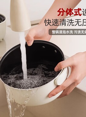 多利科家用多功能电煮锅小型迷你