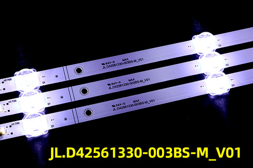 鲁至适用海信42E2F 43V1G-J灯条 JL.D42561330-003BS-M_V01灯条 - 图0