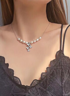 遮疤痕甲状腺术后遮瑕疵锁骨链女