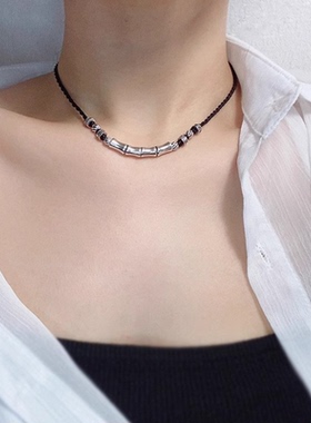 甲状腺术后遮挡疤痕项链竹节