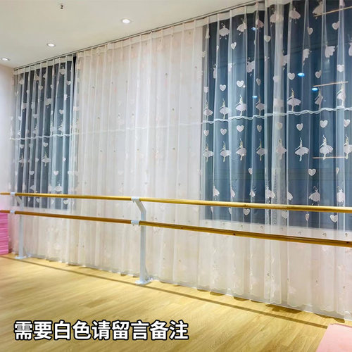 双层固定高度可定做高度地面固定舞蹈把杆舞蹈房专用专业压腿杆 - 图2