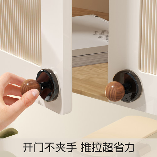 吸盘玻璃门把手免打孔窗户推拉门厨房冰箱橱柜抽屉拉手开柜门神器 - 图1