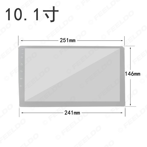 适用丰田Harrier安卓导航框音响改装面框面板百变大屏套框10.1寸 - 图3