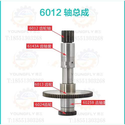 沈阳CA6140 CA6150车床溜板箱配件 蜗轮 蜗杆 齿轮超越离合器总成 - 图3