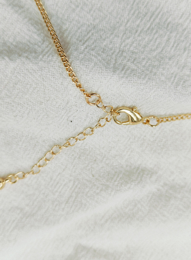 【项链】40CM+6CM延长项链时尚个性百搭锁骨链红色樱桃配饰H034