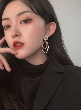 不规则形状银针欧美风街拍耳夹