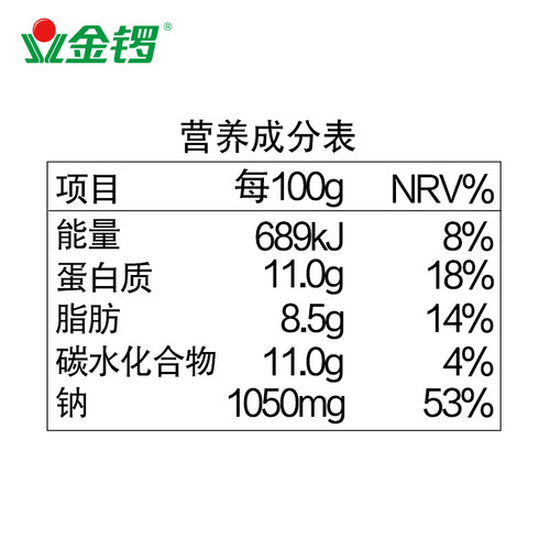 金锣Q香香辣火腿肠80g*6支 肉类香肠办公旅游休闲零食小吃即食肠 - 图1
