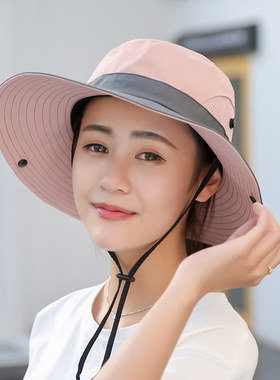 户外旅游夏天情侣男士防晒帽子