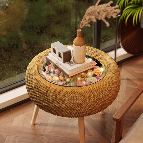 Huahai tire coffee table material package full set of accessories handmade DIY tire modification table homemade round tire coffee table