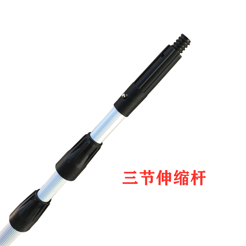 擦玻璃器伸缩杆2.4玻璃刮子户外保洁高空擦玻璃工具清洁器加长杆