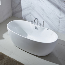 Bathtub Home Adult oval Acrylic Independent Bubble Surf Massage Hotel Folk many colors