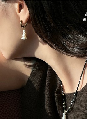 边顶珍开运项链喜马拉雅手工串珠