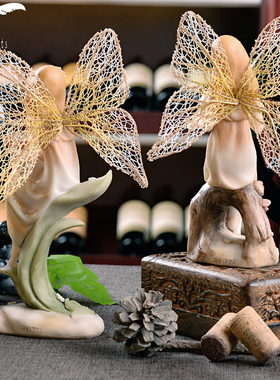 花仙子树脂祝福北欧酒柜生日礼物