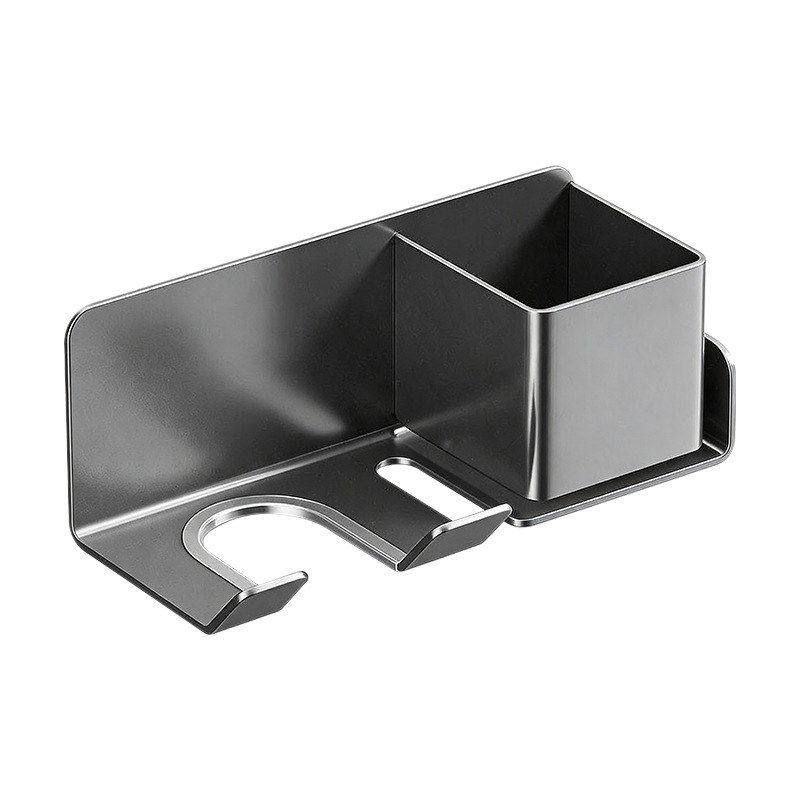 吹风机置物架吸盘免打孔浴室电吹风挂架卫生间多功能收纳壁挂架子,淘宝优惠券,粉丝福利购,淘宝优惠卷