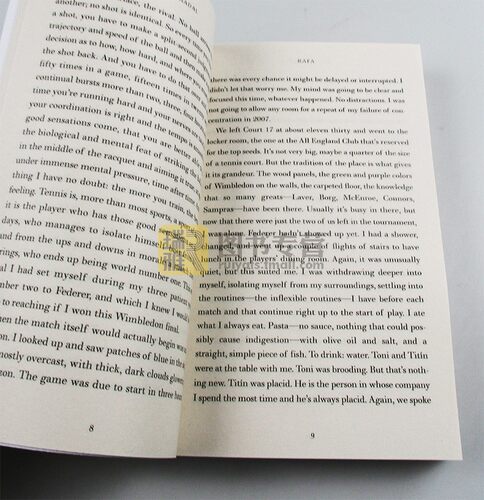 拉菲尔纳达尔自传 我的故事 Rafa My Story 英文原版 Rafael Nadal;John Carlin 人物传记 全英文版进口原版英语书籍 - 图0