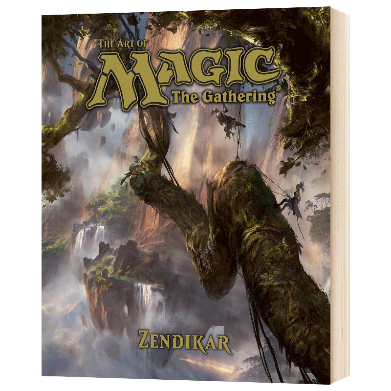 万智牌赞迪卡 艺术画册设定集 英文原版 The Art of Magic The Gathering Zendikar 精美图画 大开硬封面 英文版进口原版英语书籍 - 图0