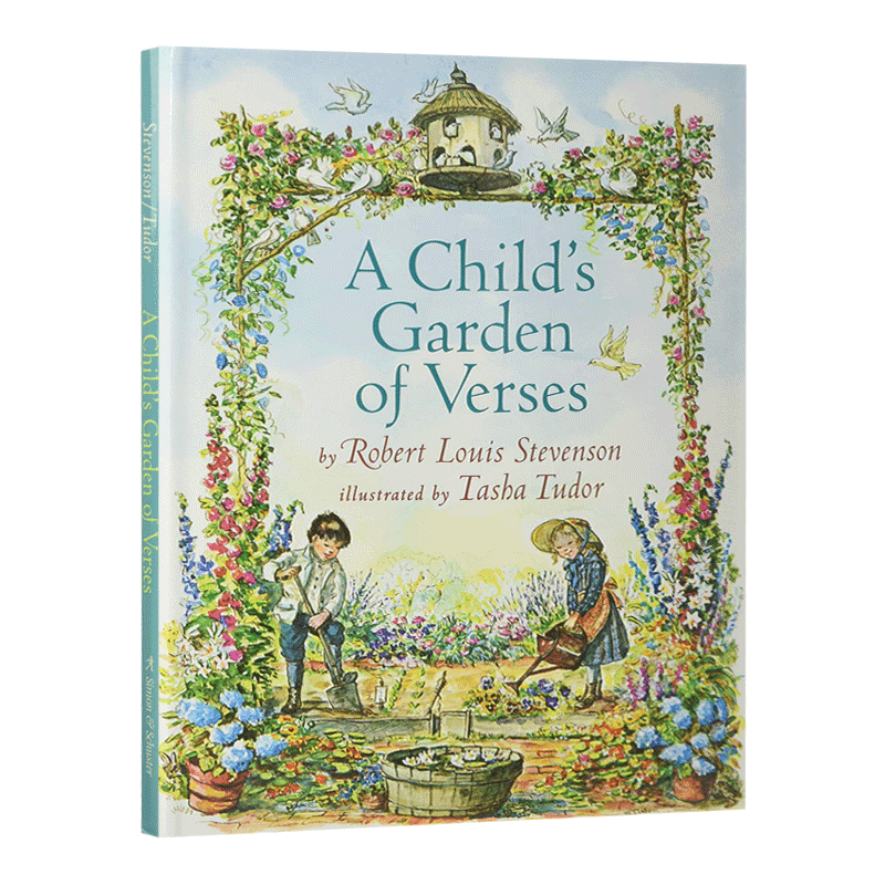 一个孩子的诗园 英文原版 A Child's Garden of Verses 精装 英文版 Robert Louis Stevenson；Tasha Tudor 进口英语原版书籍 - 图0