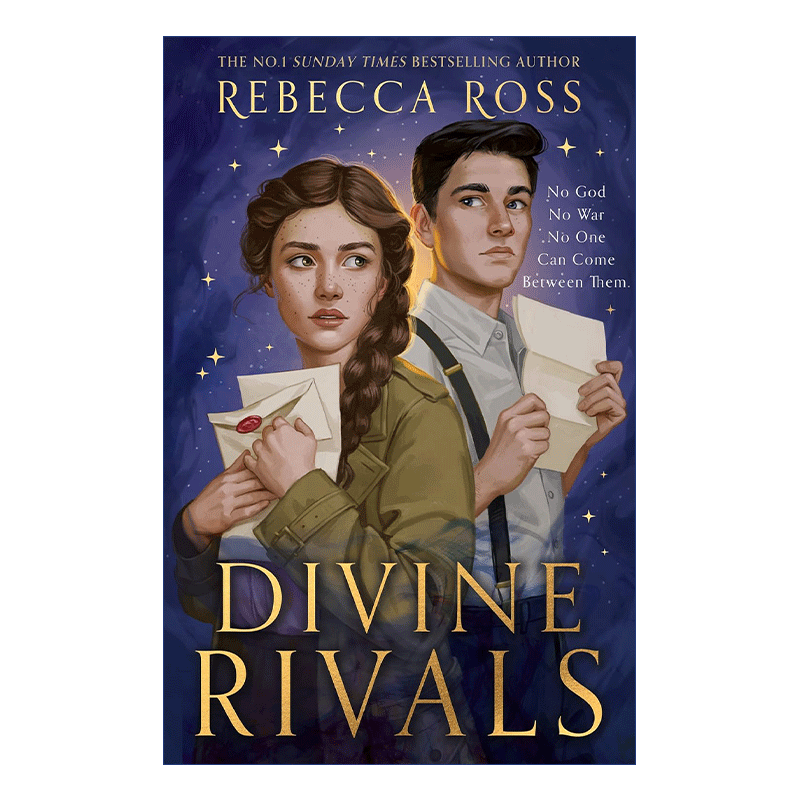 Divine Rivals 神圣对手 魔法打字机 丽贝卡·罗斯战时奇幻爱情小说 魔法之河系列作者 精装 - 图0